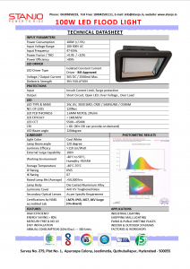 100W-FL-SLIM-Technical-Datasheet