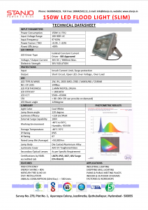 150W-FL-SLIM-Technical-Datasheet