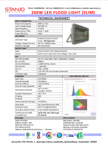 200W-FL-SLIM-Technical-Datasheet